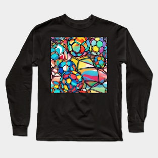 Fantasy Kick: A Colorful Soccer Journey Long Sleeve T-Shirt